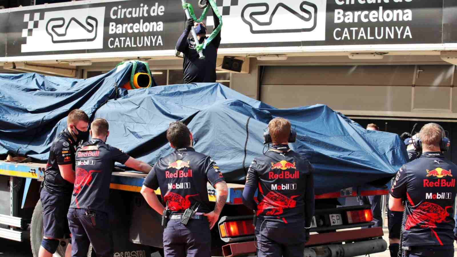 F1 Pre Season Testing: Sergio Perez brings out first red flag in Barcelona owing to gearbox issues