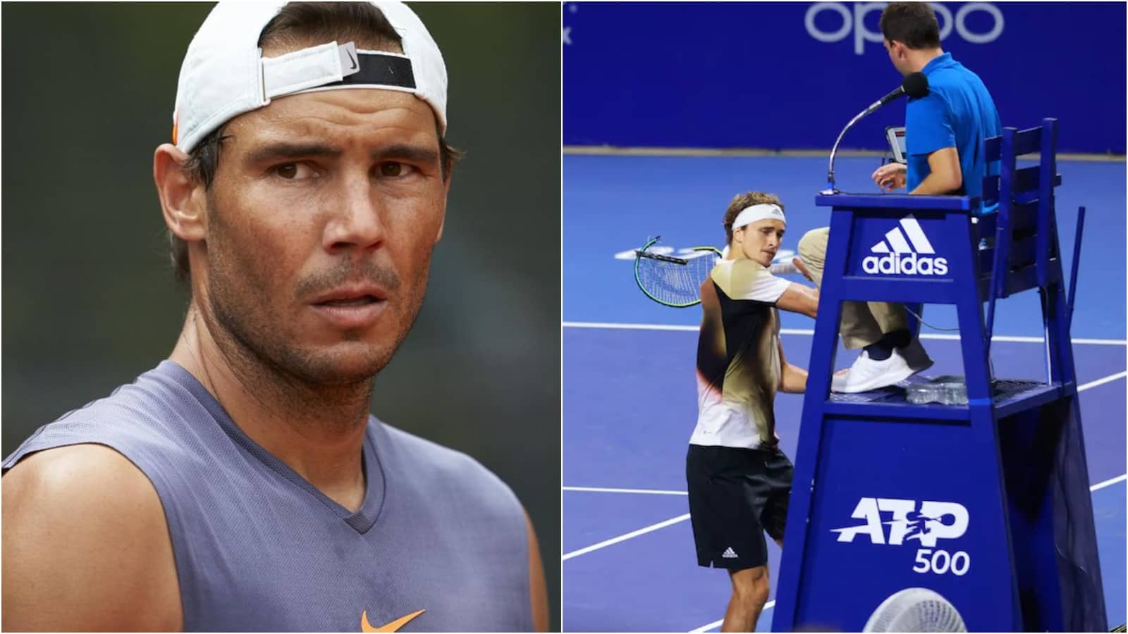 “Alexander Zverev deserves it” Rafael Nadal approves the German getting kicked out from the Acapulco Open