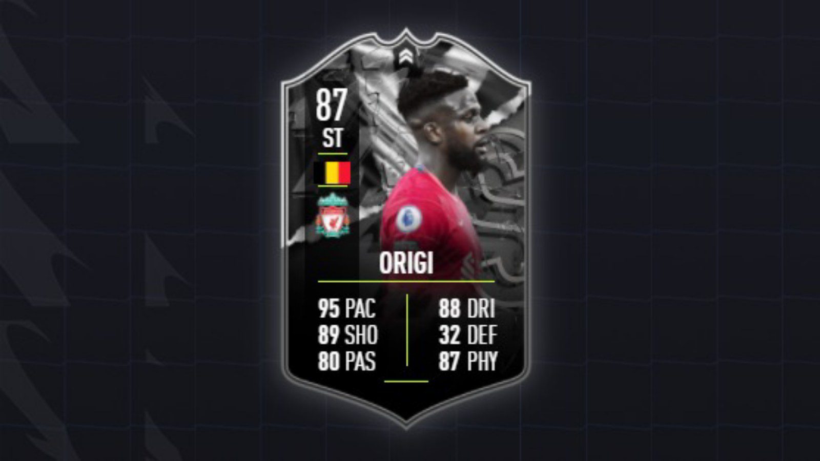 How to get the Divock Origi FIFA 22 Showdown player item?