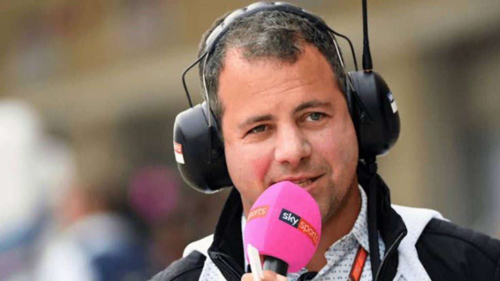 Sky Sports F1 pit-lane reporter Ted Kravitz