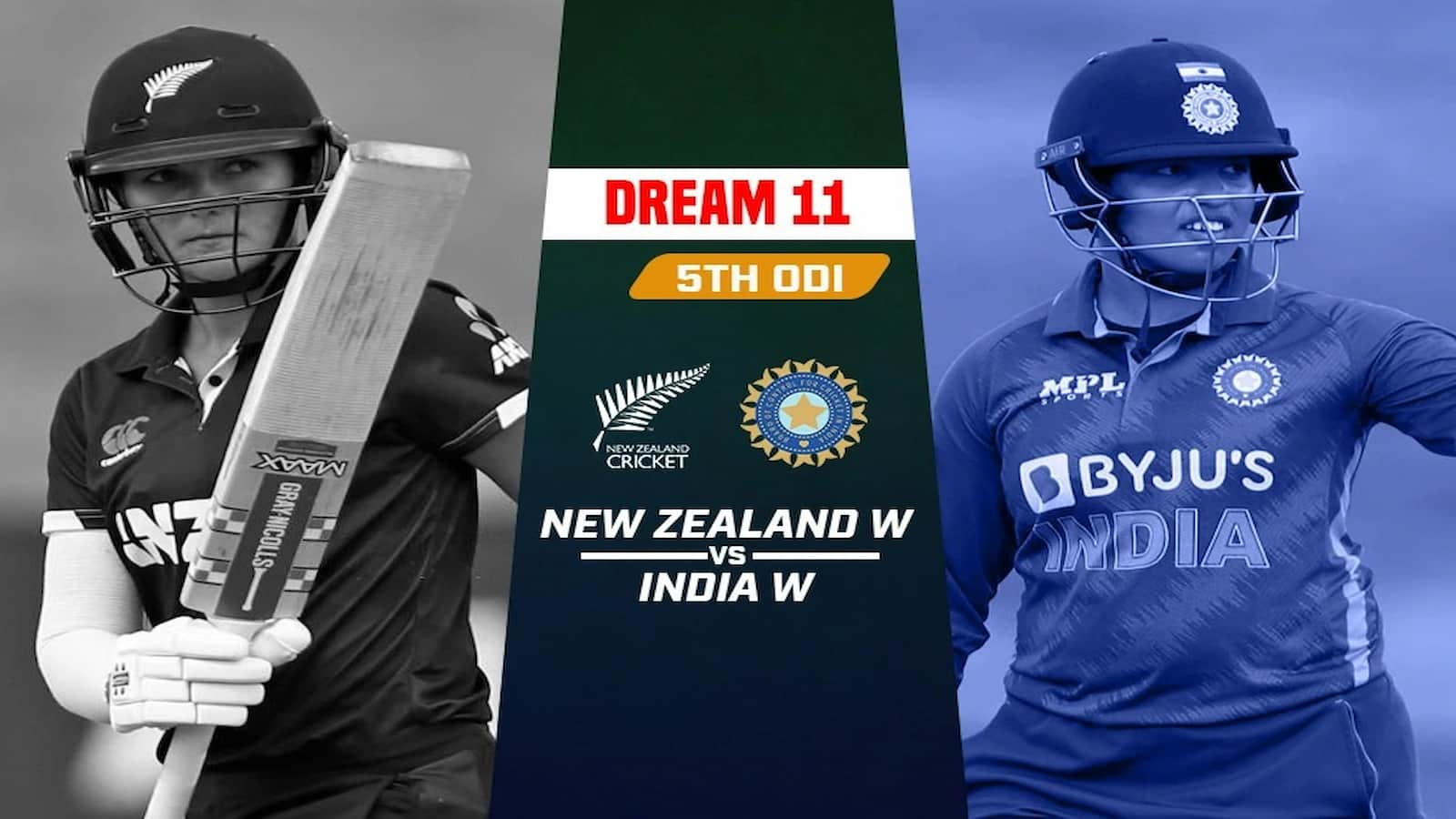 NZ-W VS IN-W, 5th ODI, Dream 11 Fantasy Cricket Tips, Playing 11, Pitch Report, and Other Updates