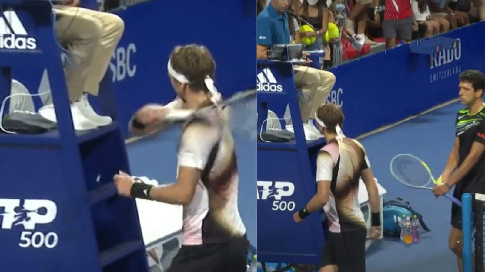 ‘More trouble!’ Alexander Zverev fined heavily by the ATP after getting thrown out of Mexican Open!