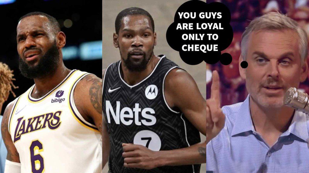 LeBron James, Kevin Durant, Colin Cowherd