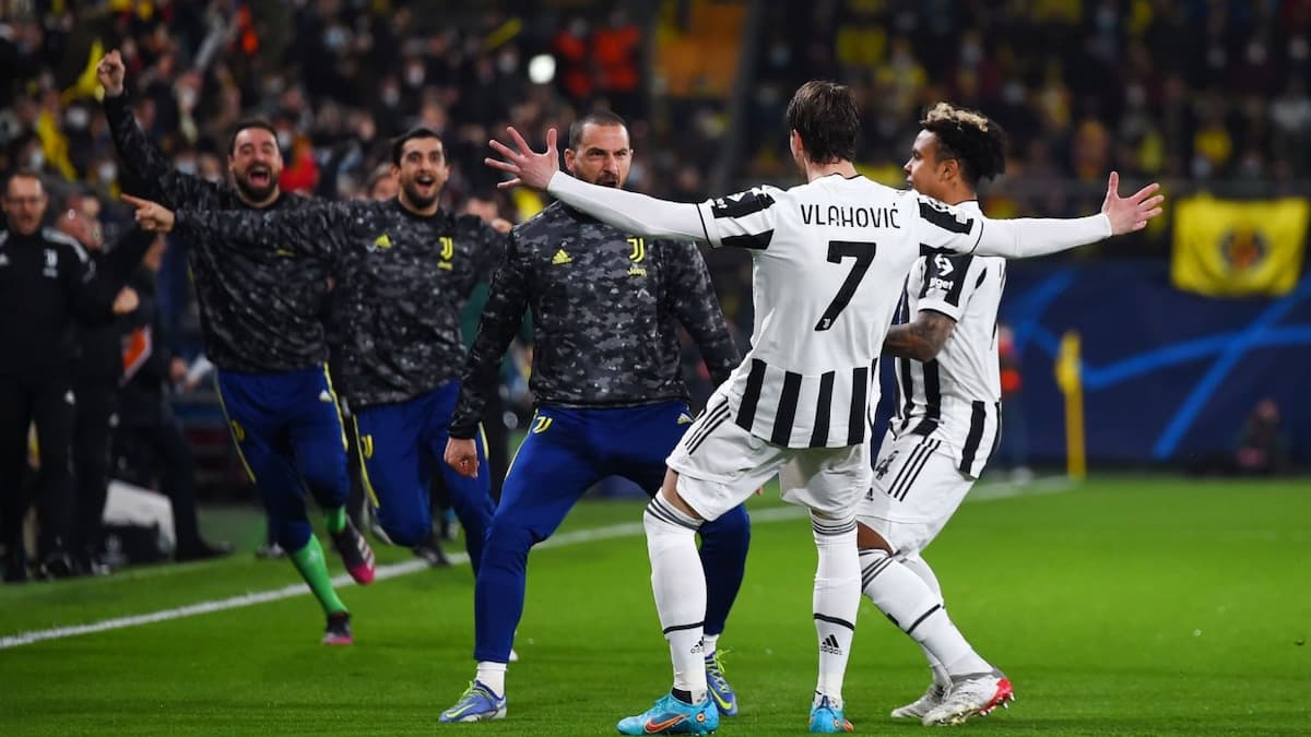 “Hit the ground running,” Dusan Vlahovic scores on his Champions League debut for Juventus inside 32 seconds against Villarreal