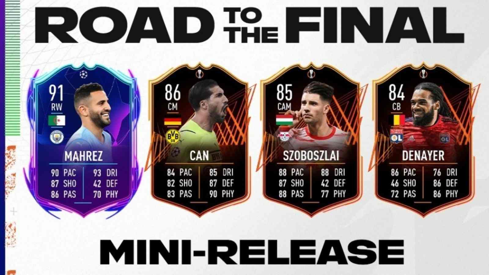 FIFA 22 Road to the Final Mini Release 1: List of all players released!