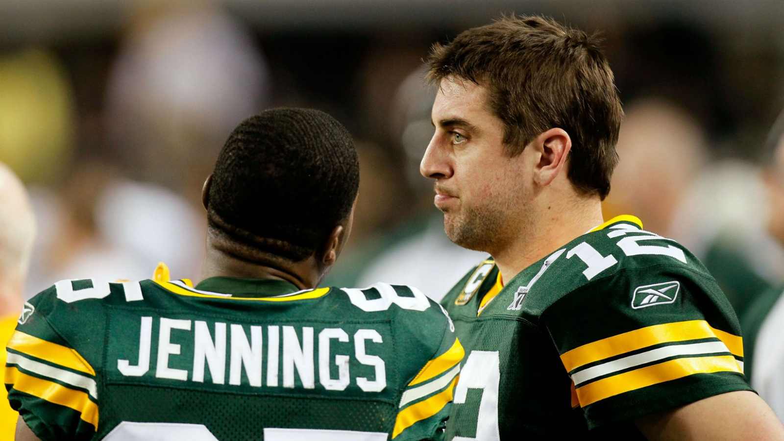 “He’s been the MVP in two consecutive years” Greg Jennings bashes reports for claiming the Packers don’t have faith in Aaron Rodgers