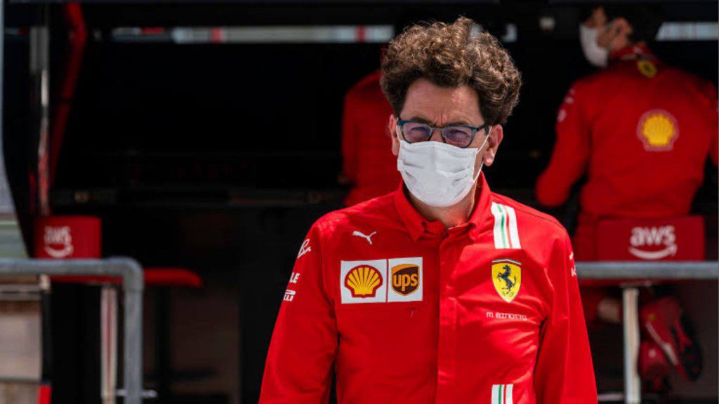 Scuderia Ferrari's team principal Mattia Binotto