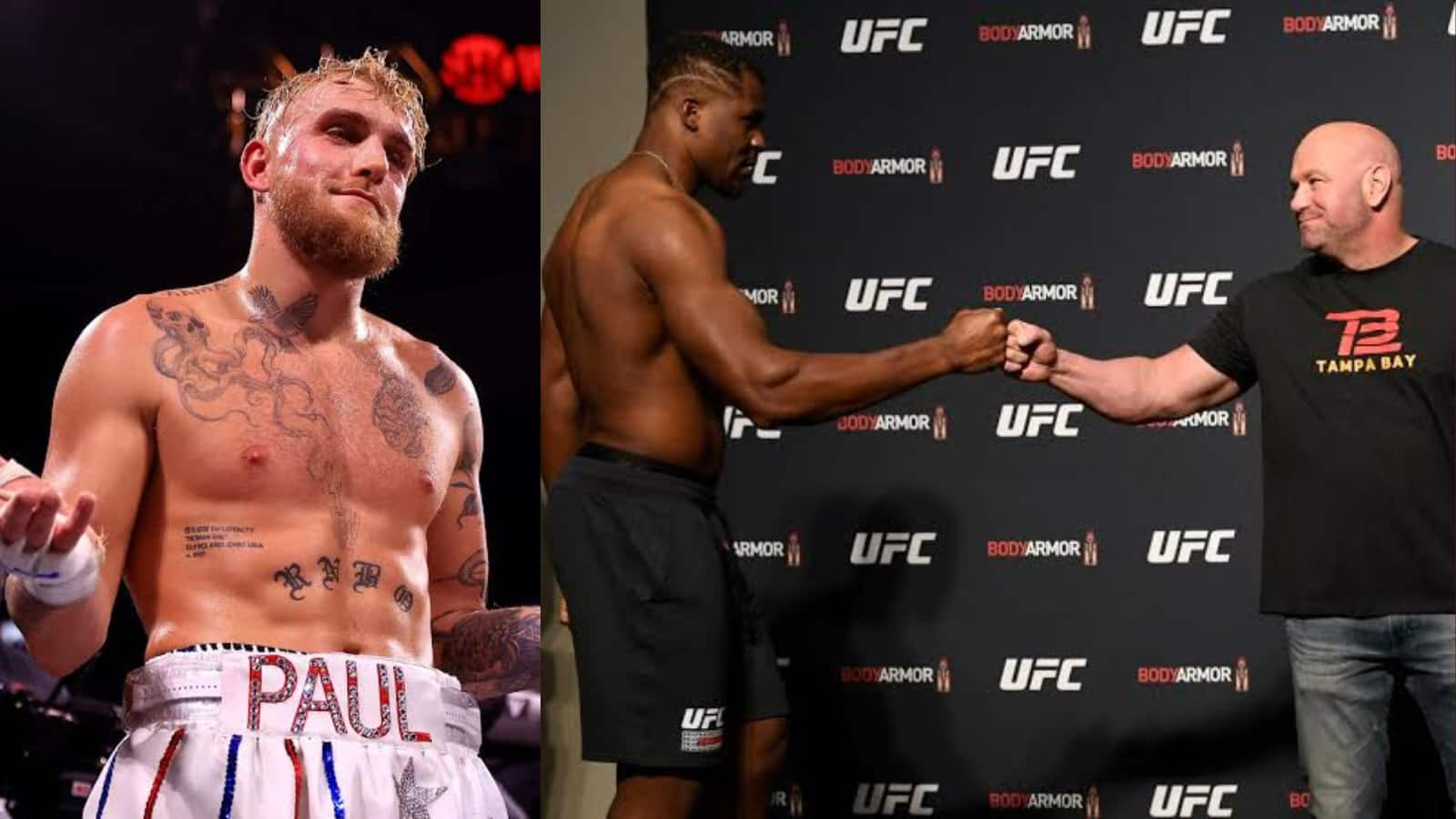 “I’m 1000% down with that”- Francis Ngannou backs Jake Paul in his UFC fighter pay crusade