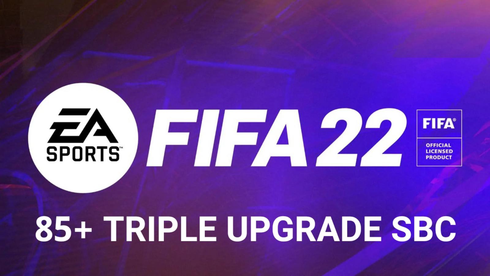 How to complete the 85+ Triple Upgrade SBC in FIFA 22 today?