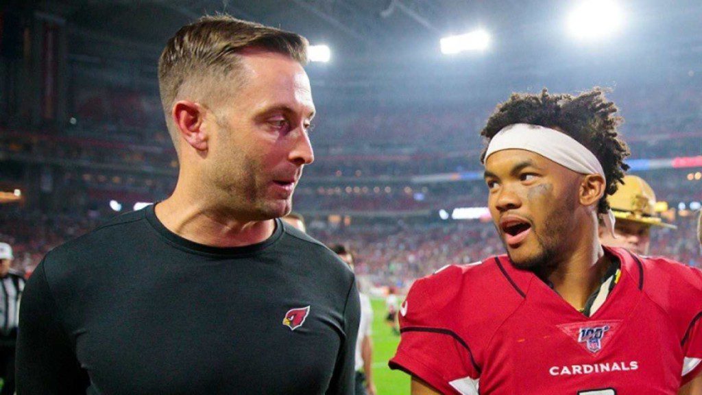 Kliff Kingsbury and Kyler Murray