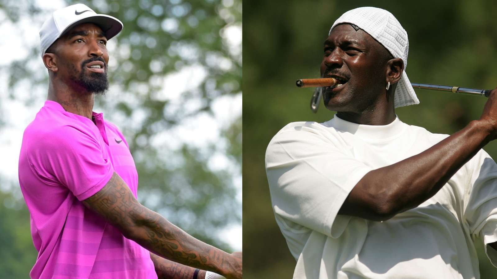 “That S**t was nuts!” J.R. Smith can’t contain his excitement after playing golf with idol Michael Jordan