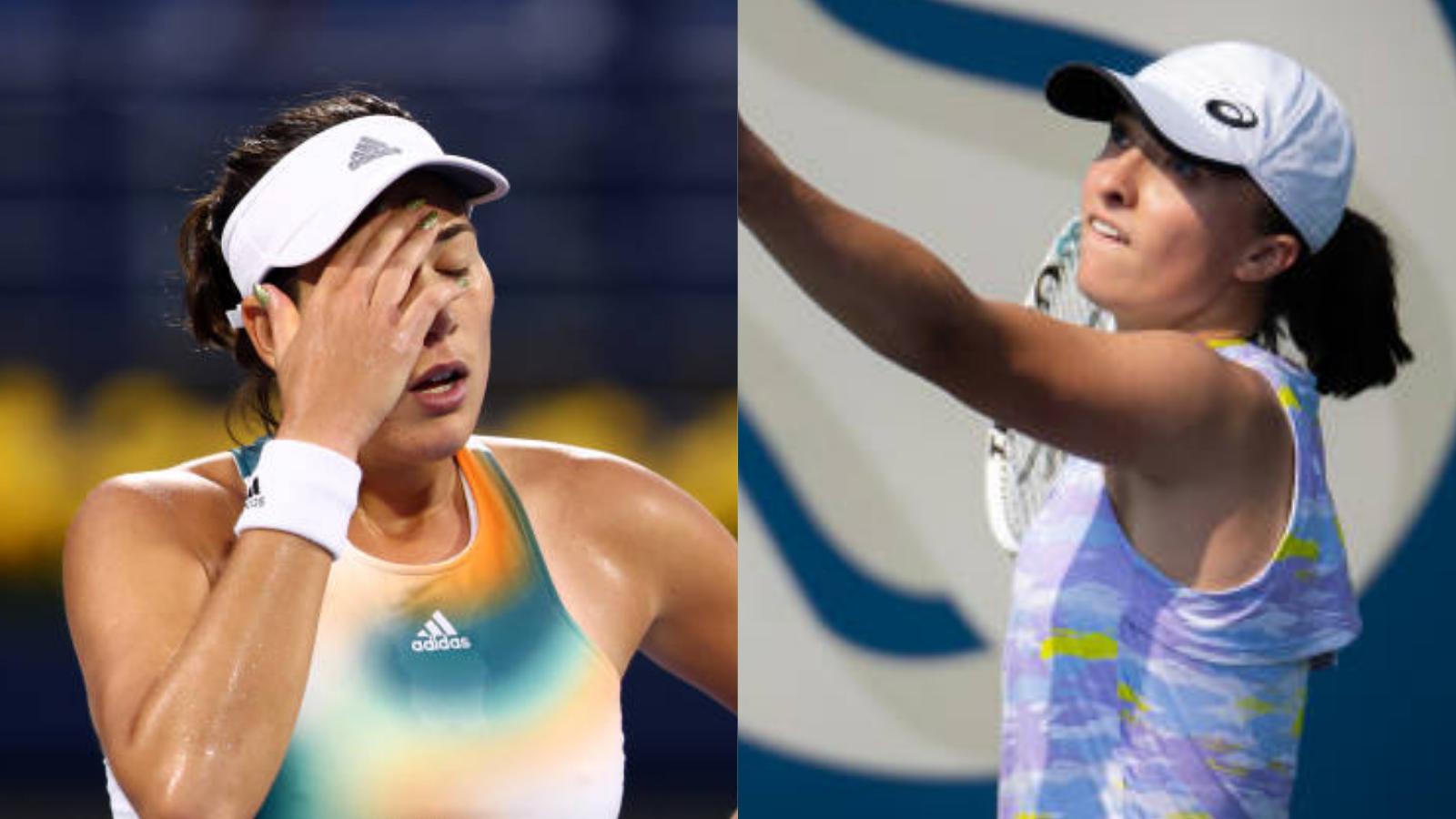 Muguruza, Swiatek stunned as top seeds tumble at the WTA Dubai Tennis Championships 2022