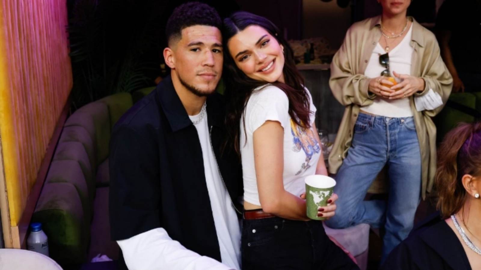 “They are BACK!” NBA Fans go berserk as Kendall Jenner adorably showers love on ‘boyfriend’ Devin Booker