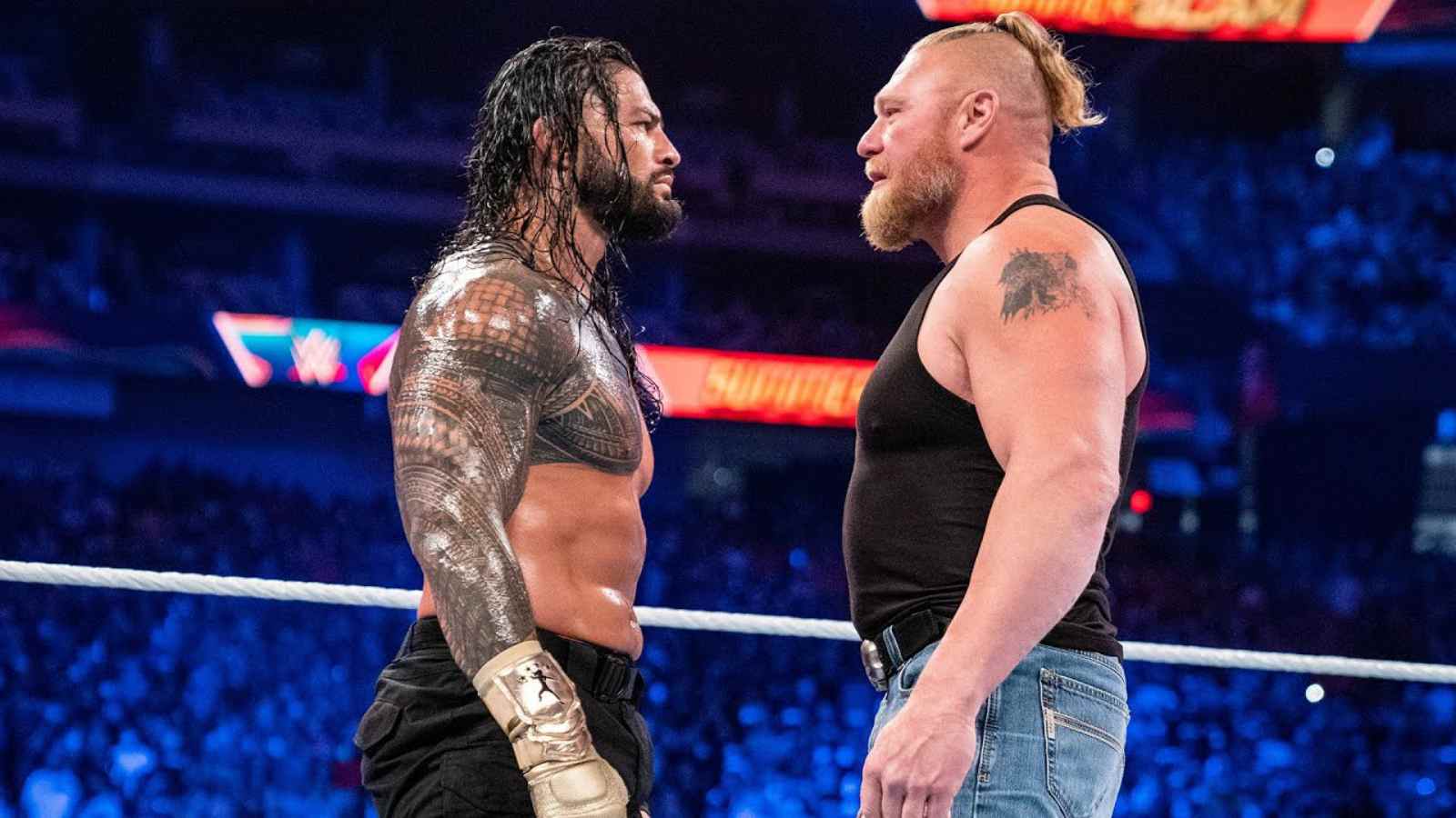 “I’m coming for blood”; Brock Lesnar sends a grim message to Roman Reigns after the Bloodline storms out of the arena