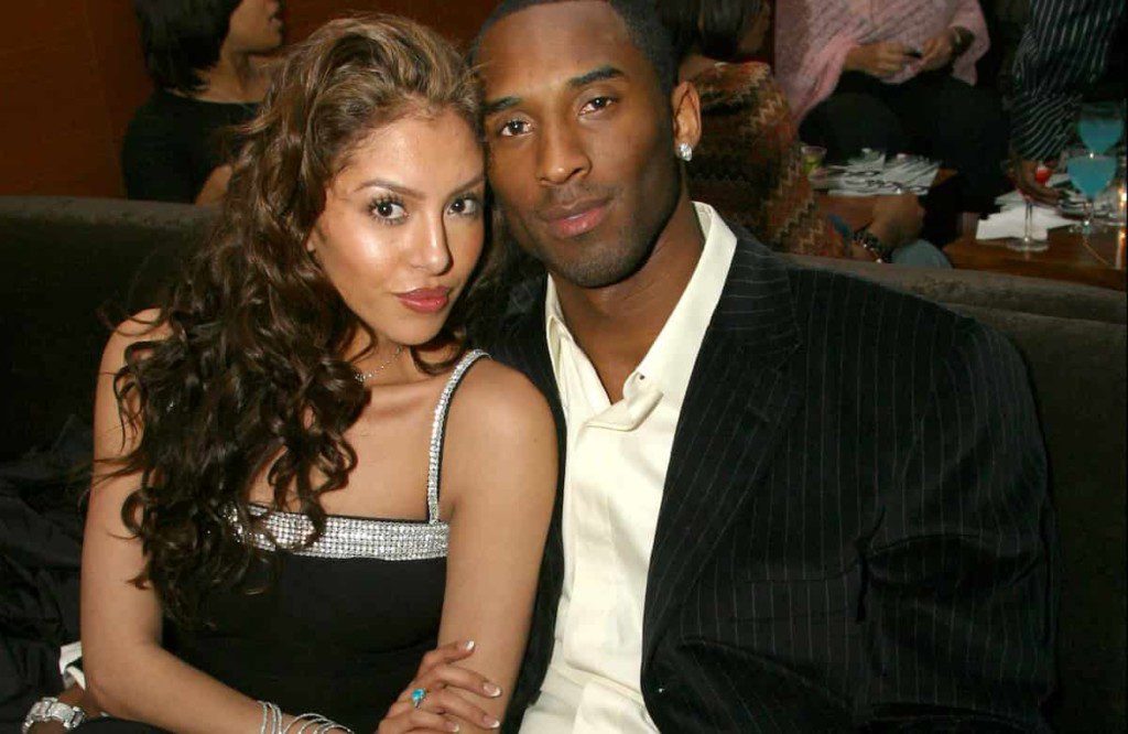 Vanessa Bryant with Kobe Bryant