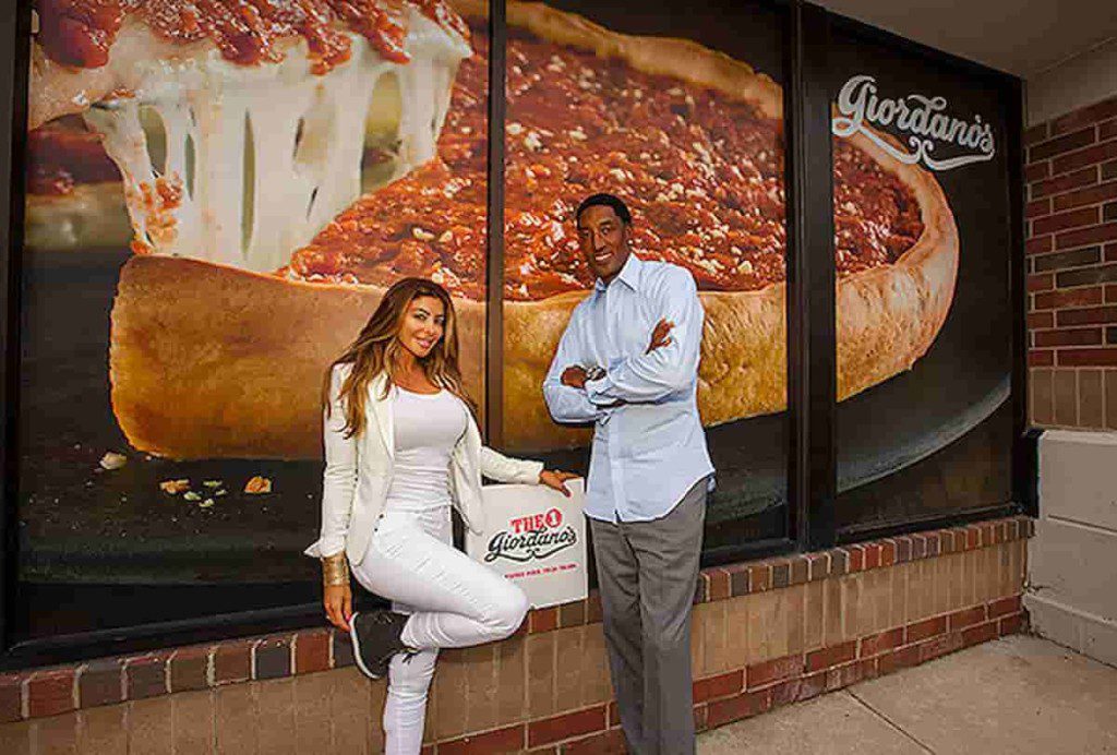 Larsa Pippen with husband Scottie Pippen