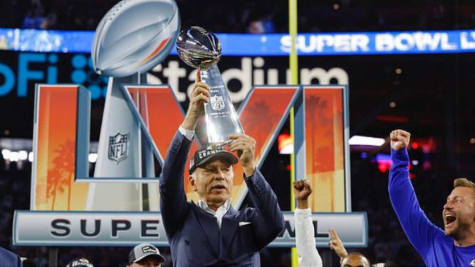 Arsenal owner Stan Kroenke makes embarrassing error in the speech after Rams Super Bowl victory