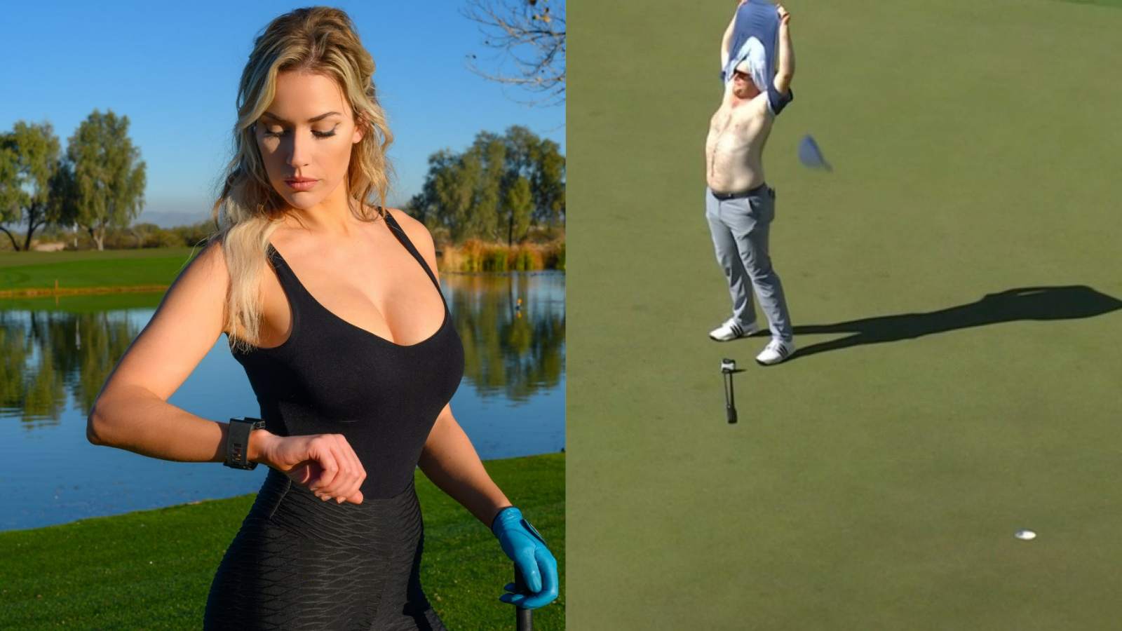 “Can’t believe” – Paige Spiranac reacts to Harry Higgs going shirtless at WM Phoenix Open