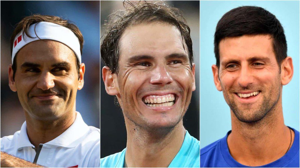 Roger Federer, Rafael Nadal, Novak Djokovic