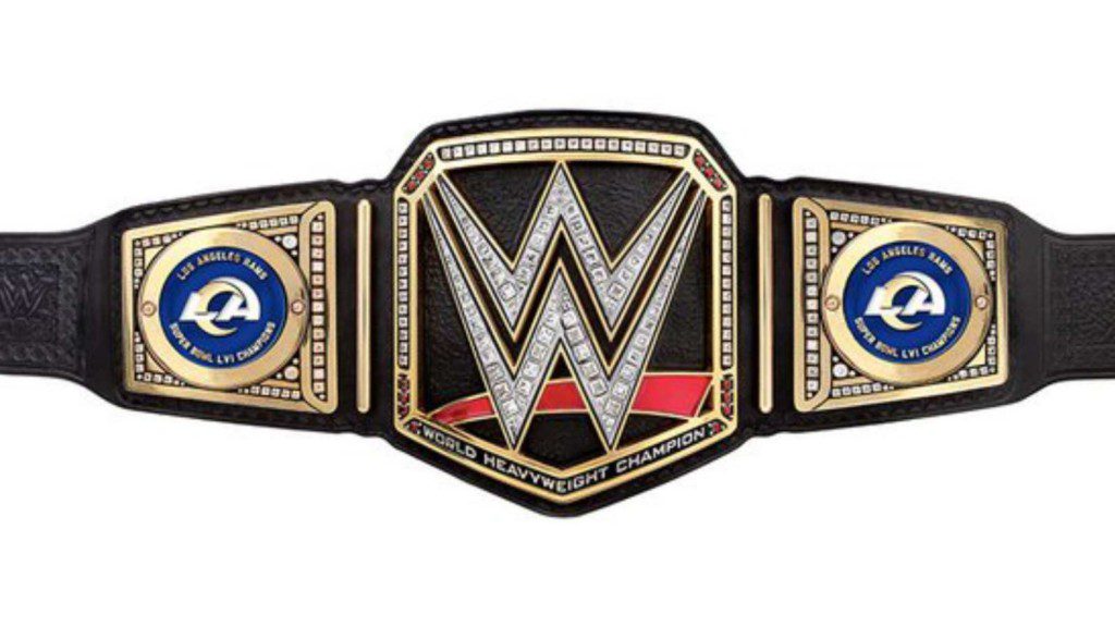 Custom WWE Championship awarded to Super Bowl LVI