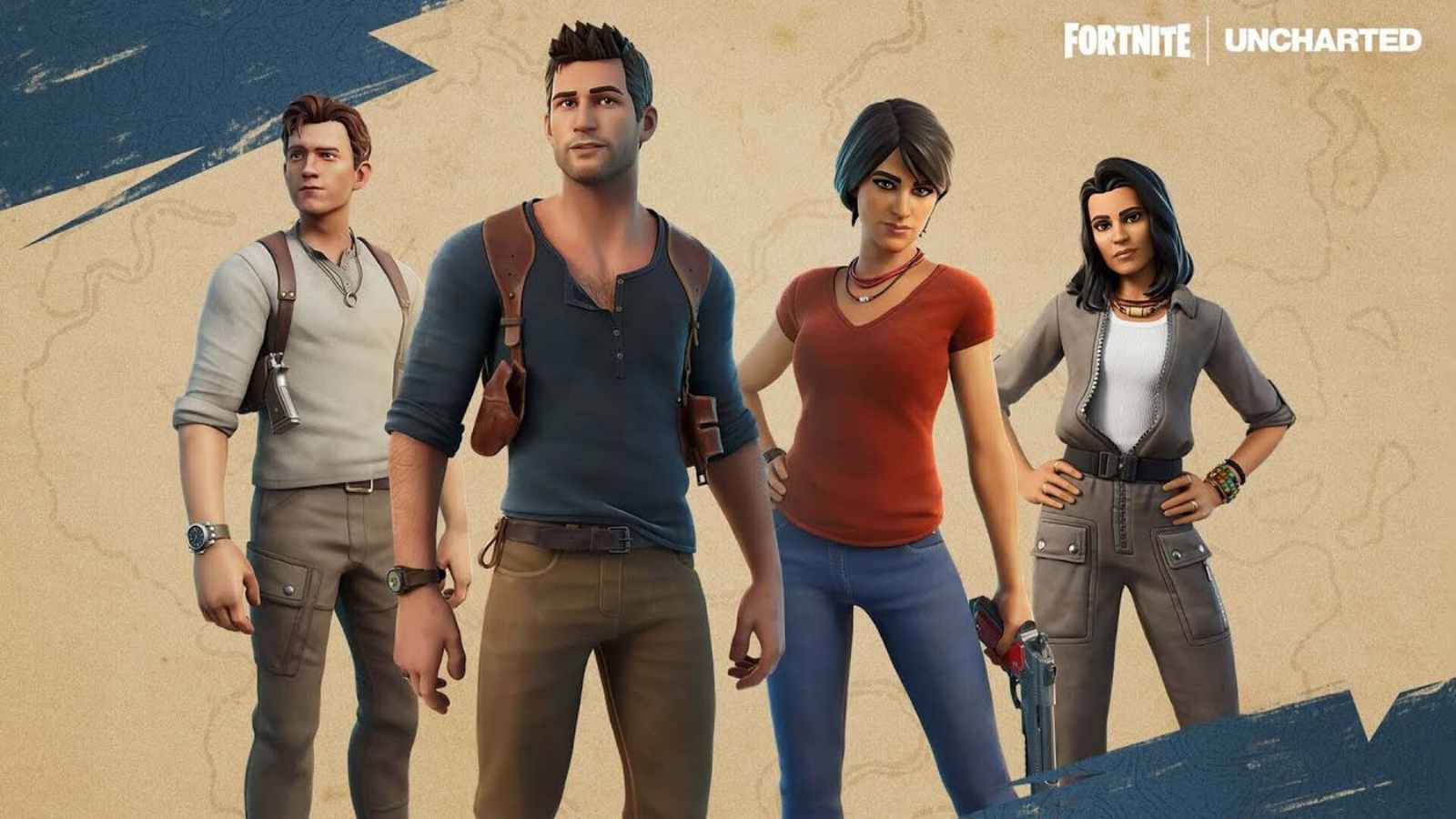 Fortnite Reveals Uncharted Skins