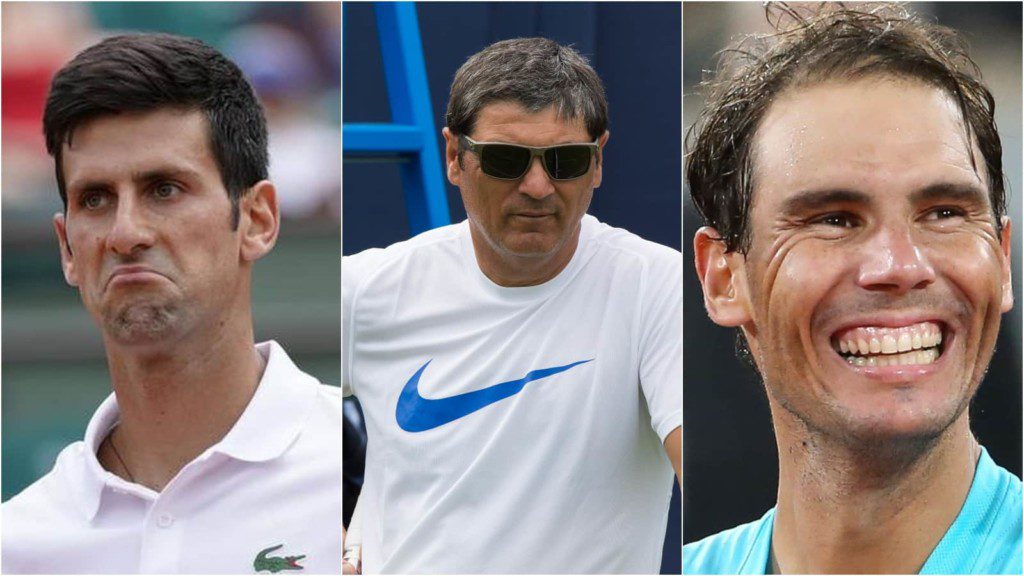 Novak Djokovic, Toni Nadal, Rafael Nadal