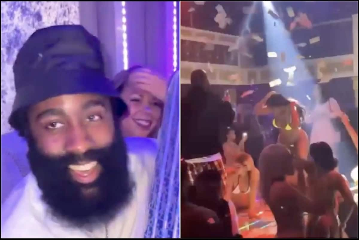 “Sin City welcomes you with open hands and legs” Sixers new recruit James Harden fetches a thirsty trap welcome by strip club in Philadelphia 