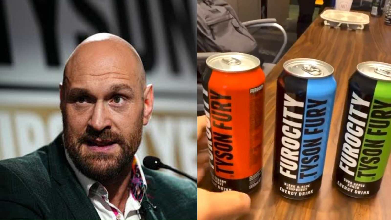 ‘Move over RedBull’- Tyson Fury unveils brand new line of energy drinks