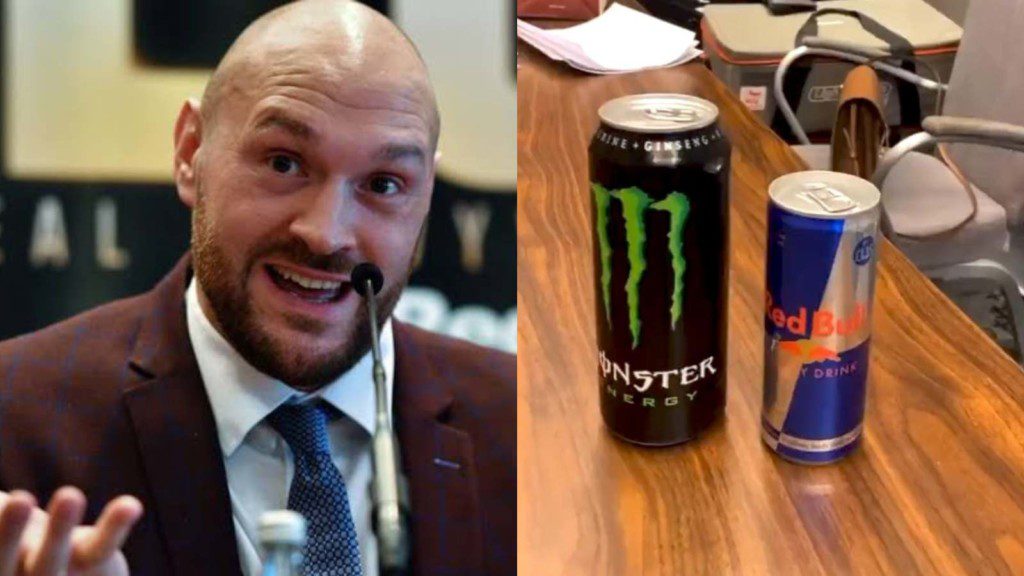 Tysson Furying mocks RedBull and Monster to promote Furocity