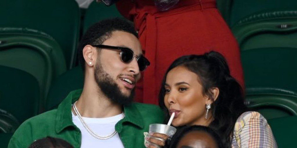 Ben Simmons and Maya Jama