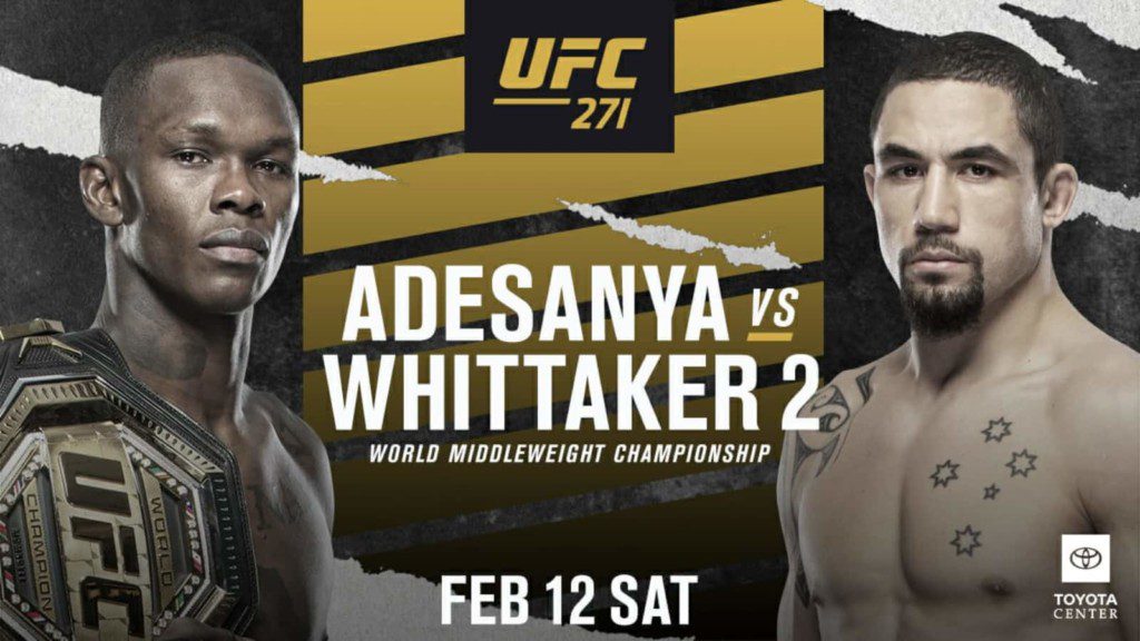 Israel Adesanya and Robert Whittaker