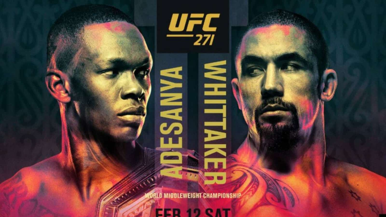 UFC 271: Israel Adesanya vs Robert Whittaker 2 Prediction, Odds and Fight Preview