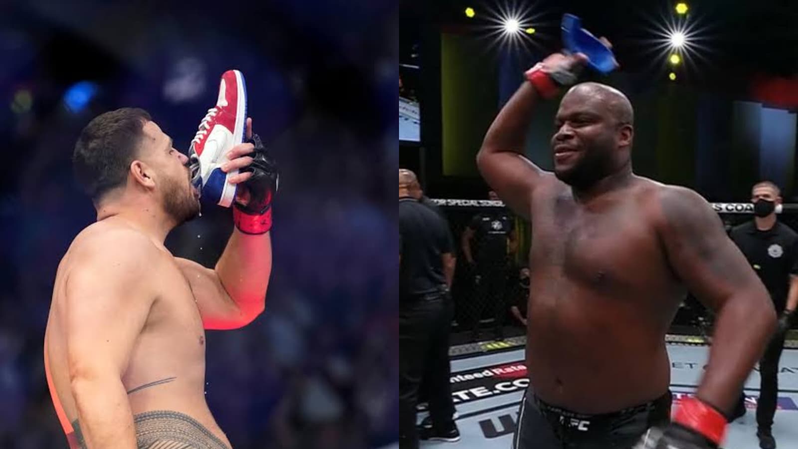 “I’ll do a cuppy”- Tai Tuivasa wants to drink warm latte from Derrick Lewis’ ball gaurd at UFC 271