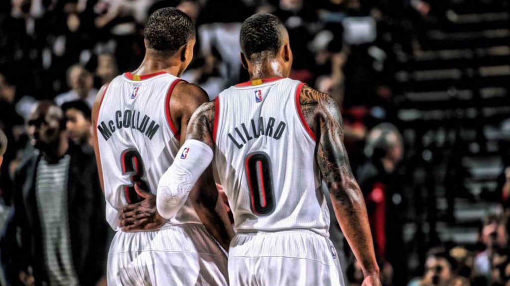 Damian Lillard and CJ McCollum