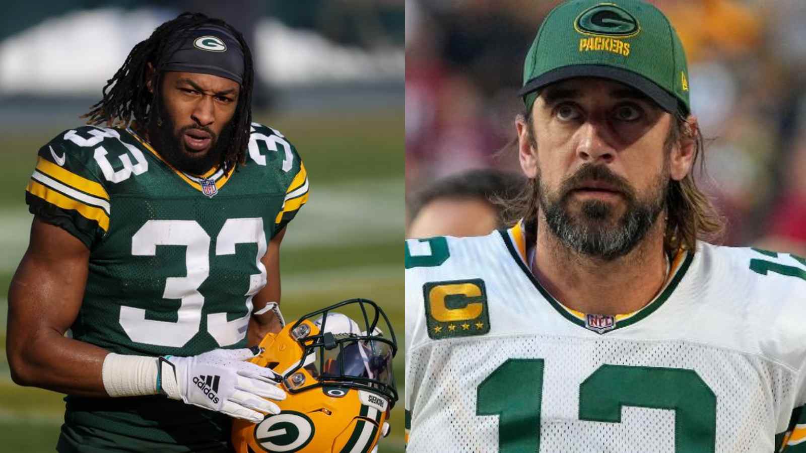 “I can’t picture him anywhere else,” Aaron Jones gives a massive update on Aaron Rodgers’ future at Green Bay Packers