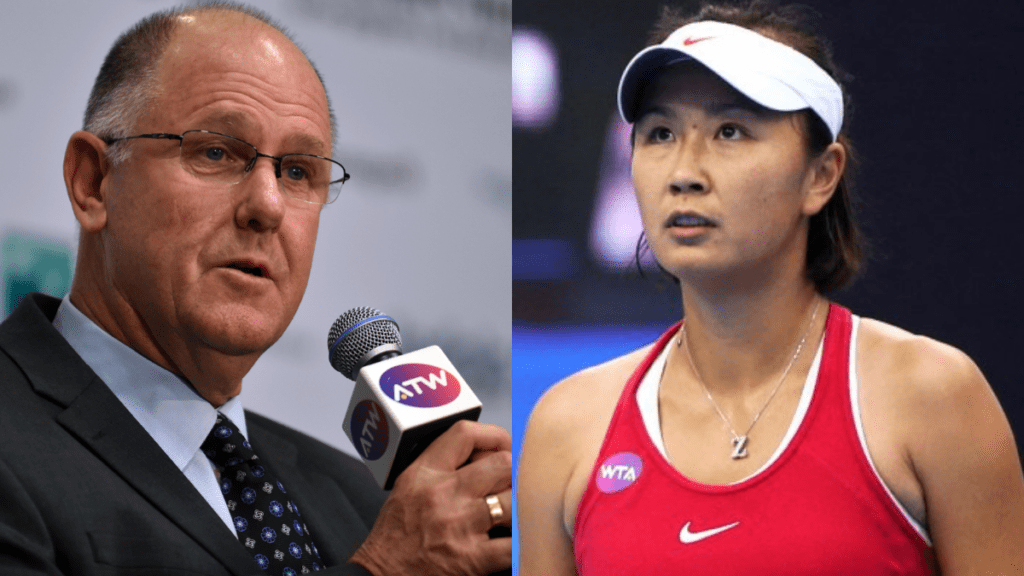 Steve Simon and Peng Shuai