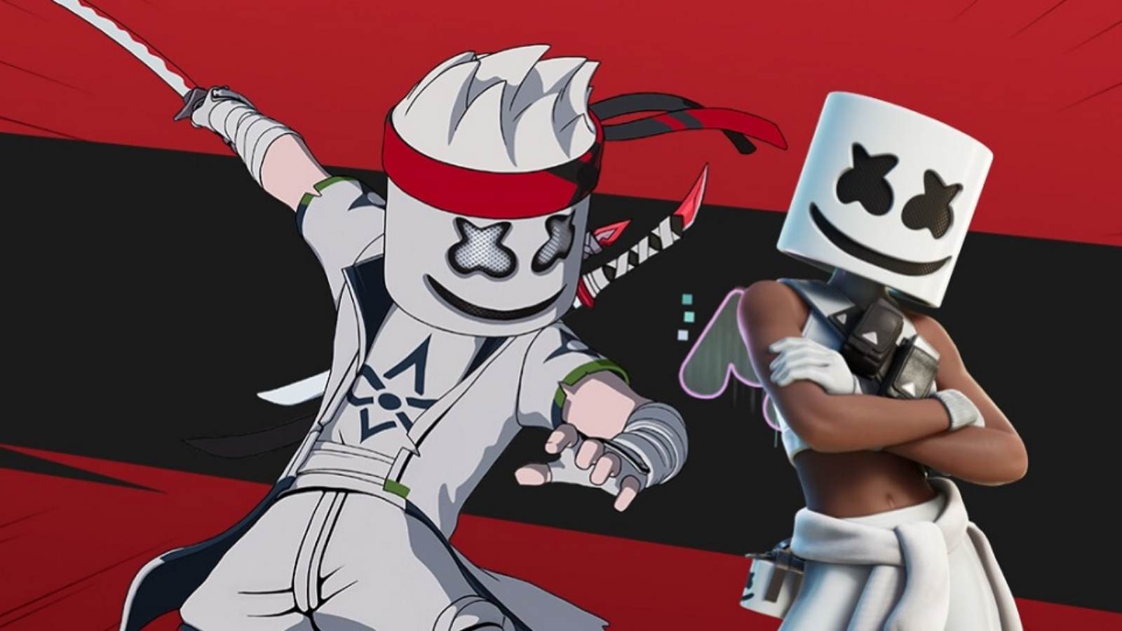 How to get the new Fortnite Marshmello skins, Marsha and Marshinobi