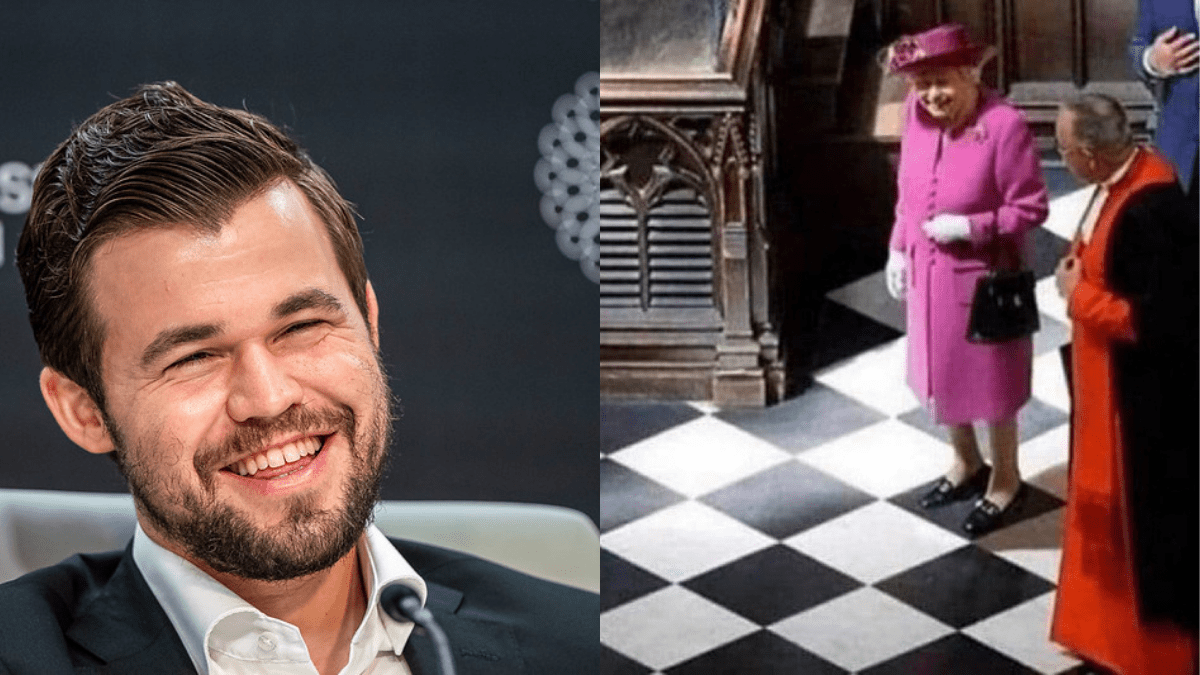 “World of trouble”- Magnus Carlsen mocks Queen of England