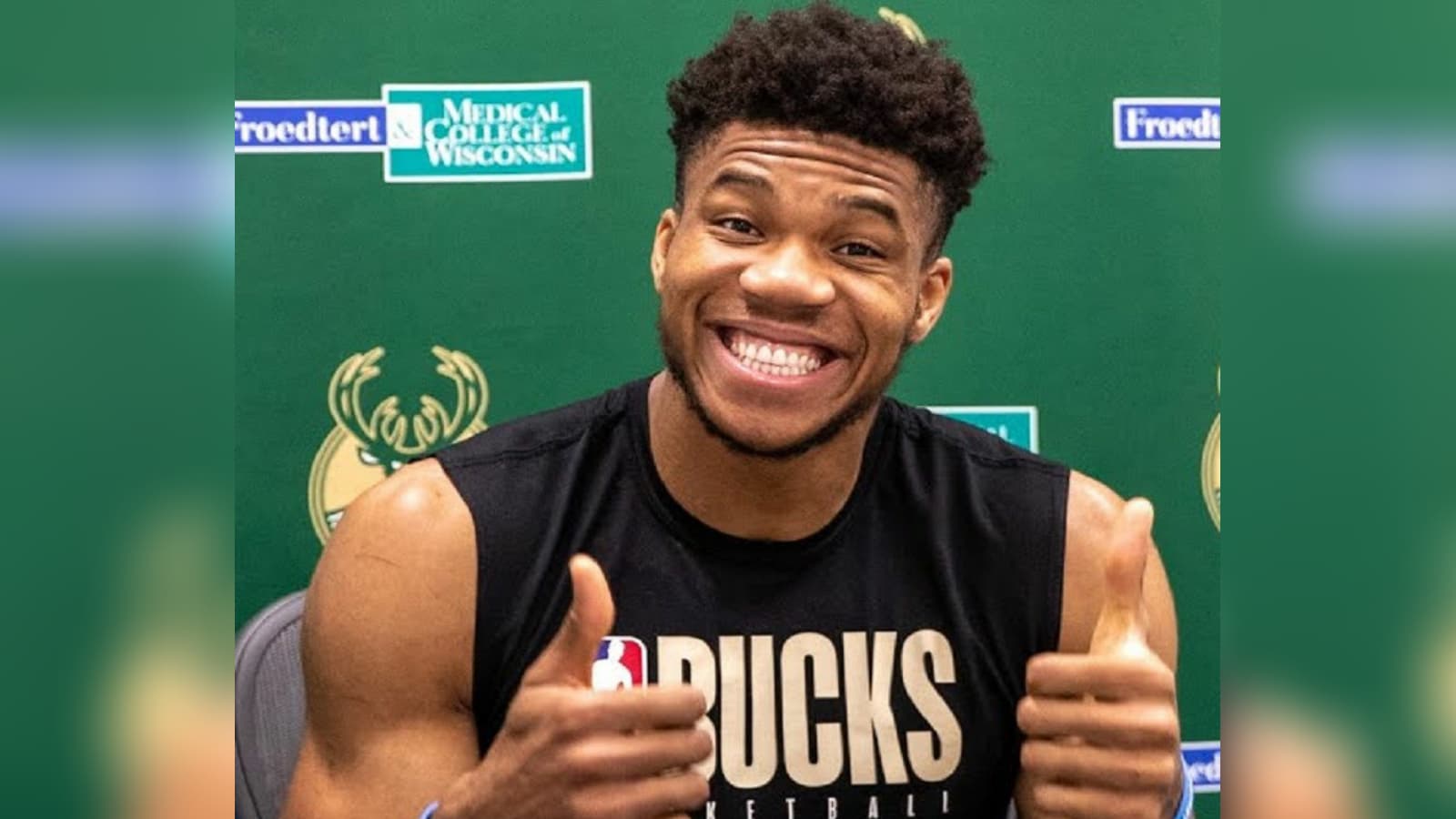 Giannis Antetokounmpo Goes Dad Mode With Hilarious Superbowl Joke Leaving People on Twitter in Hysterics