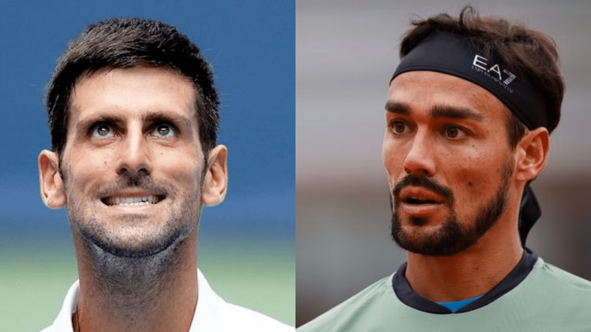 “Novak Djokovic has blood BOILING in his veins” Fabio Fognini expects the world No.1 to make a strong return in Paris