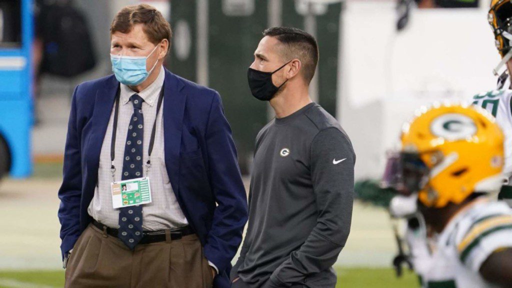 Mark Murphy with Matt LaFleur