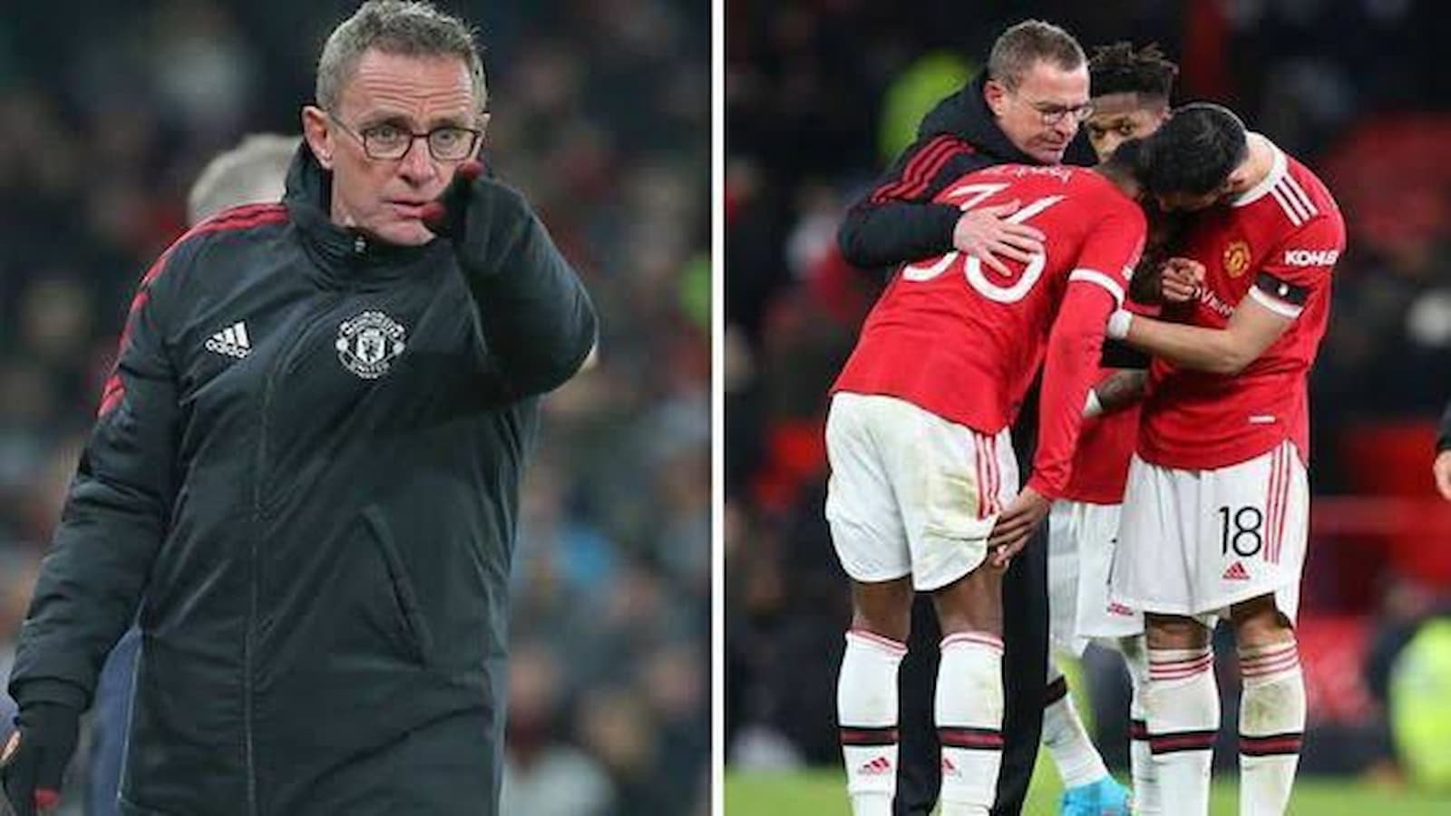 Manchester United boss Ralf Rangnick furious with VAR after shocking 1(7)-(8)1 defeat to Middlesbrough in the FA Cup