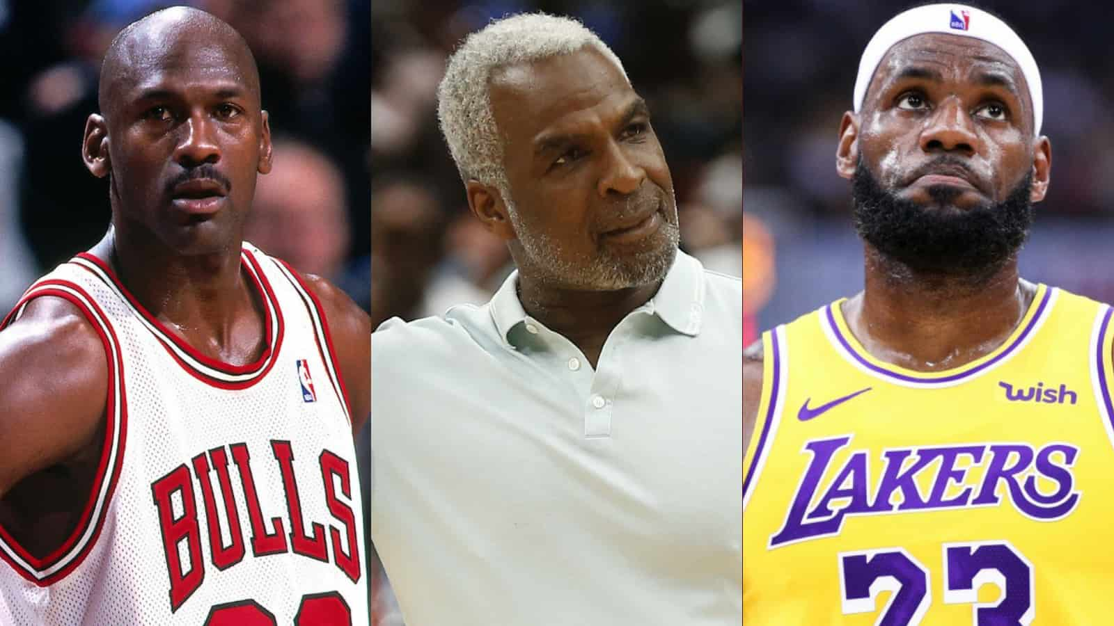 Charles Oakley picks Michael Jordan over LeBron James if given the 1st pick in a pickup game