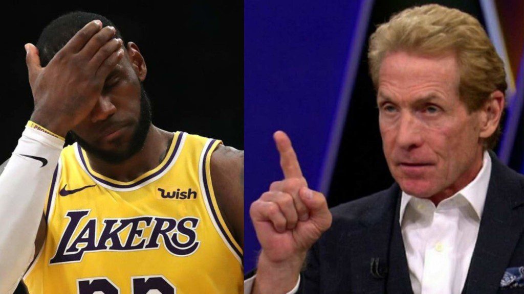 LeBron James and Skip Bayless