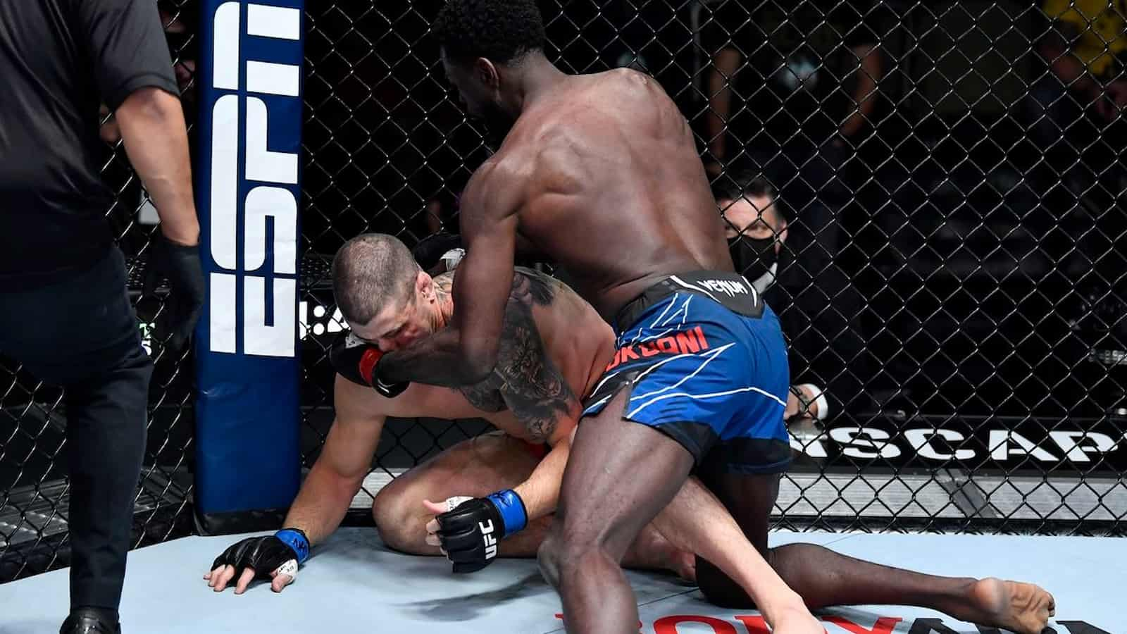 Watch: Chidi Njokuani bags second-fastest finish in UFC’s middleweight division with 16-second KO