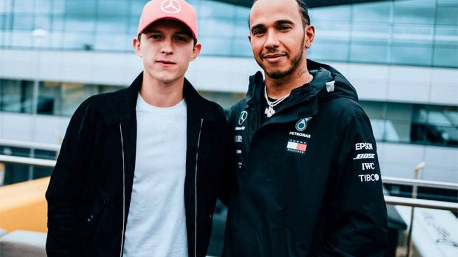 “He’s making history every day,” Tom Holland is incredibly impressed by Lewis Hamilton’s work ethic