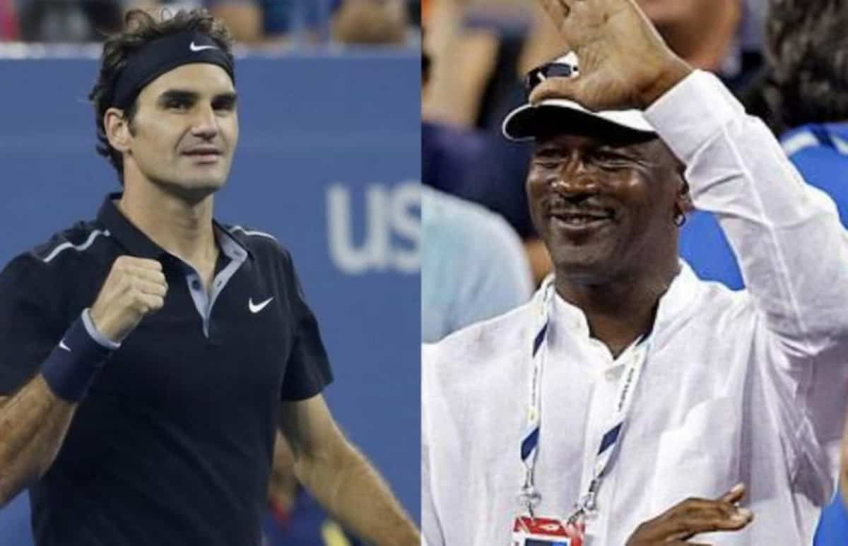 “He looks so smooth” Fans can’t have enough as Michael Jordan proclaimed Roger Federer as the G.O.A.T in viral video 