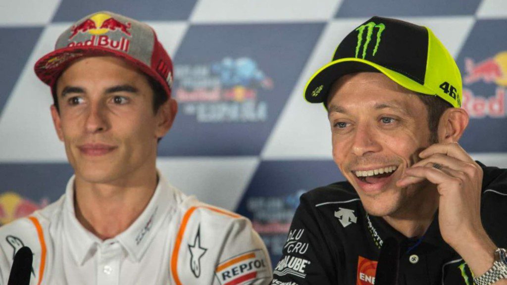 Valentino Rossi and Marc Marquez 