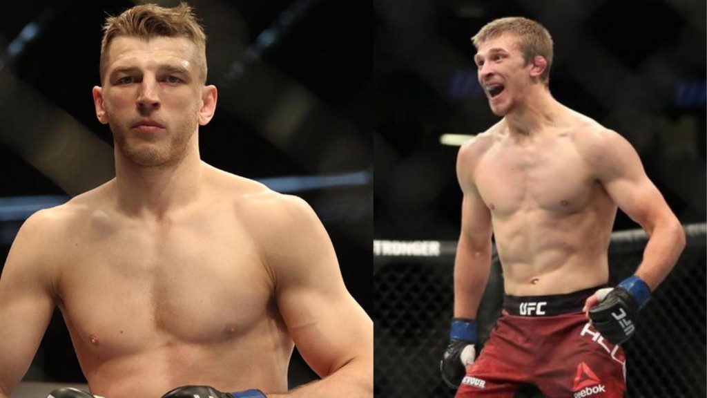 Dan Hooker(L), Arnold Allen(R)