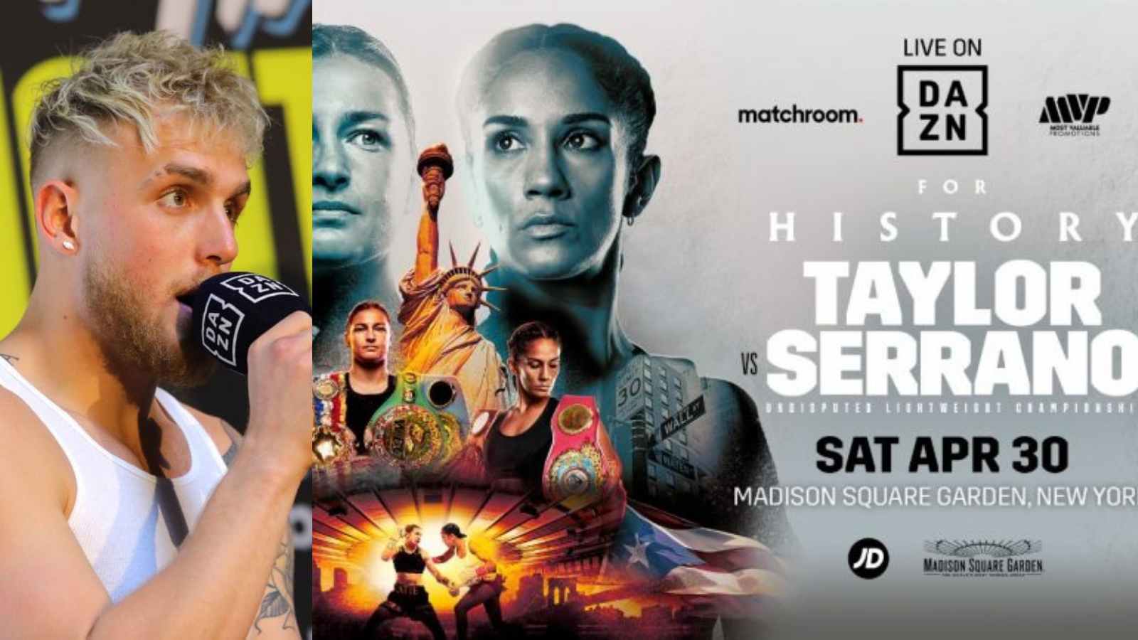 “Ladies are selling like crazy”- Jake Paul waxes lyrical about the ticket sales of Katie Taylor vs. Amanda Serrano